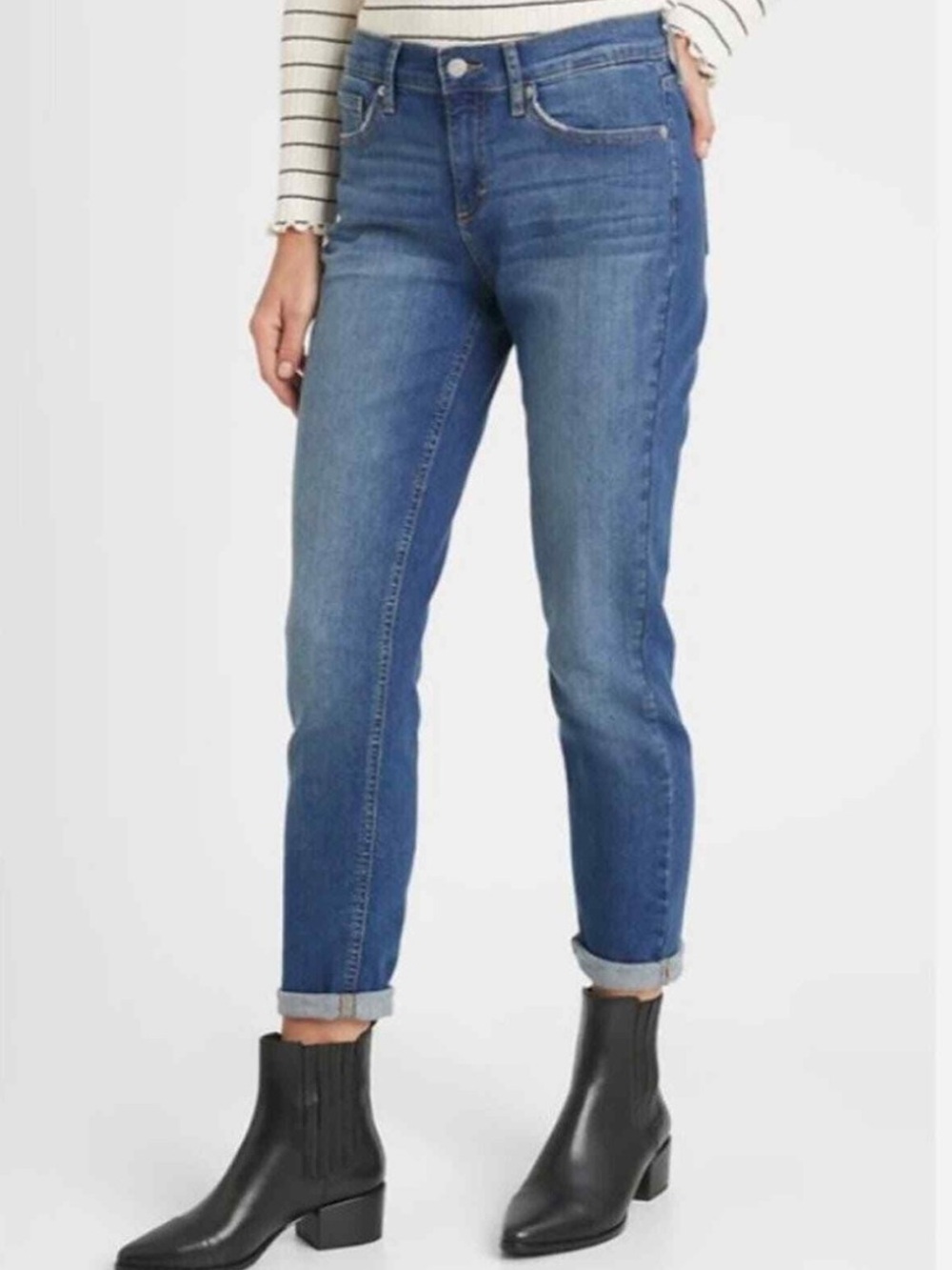 Banana Republic Factory Mid-Rise Girlfriend Jeans